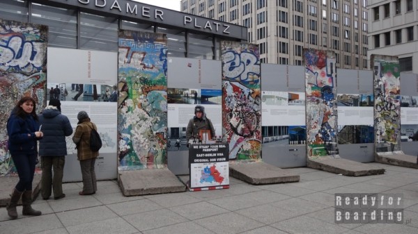 fragmenty muru Berlińskiego