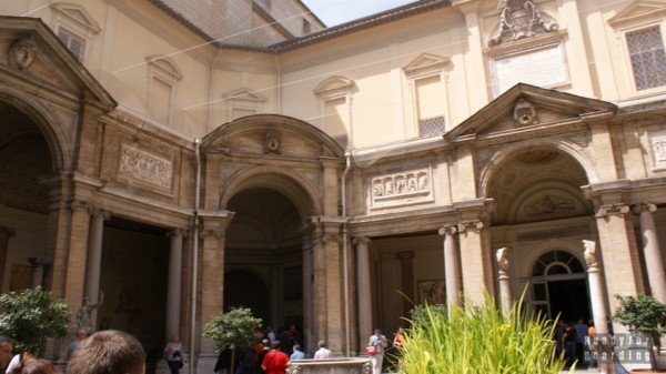 Vatican Museum in Rome (Vatican City).