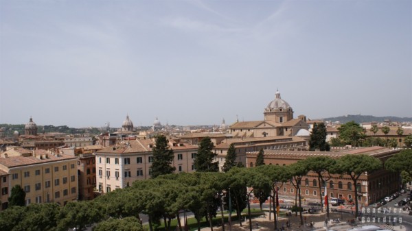 Widok z Kapitolu w Rzymie