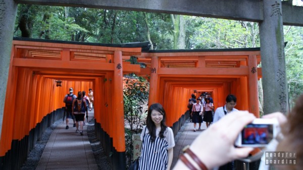 Senbon Torii - the path with the Torii gates in Kyoto