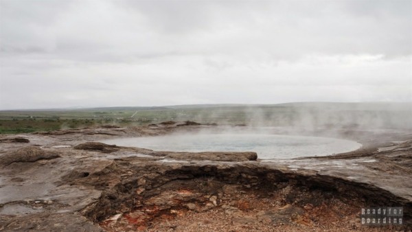 The most famous geyser - Geysir, Golden Circle - Iceland