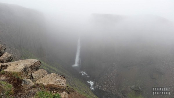 Wodospad Hengifoss - Islandia północna