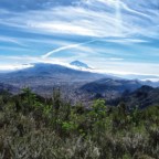 Teneryfa - Góry Anaga, widok na Teide