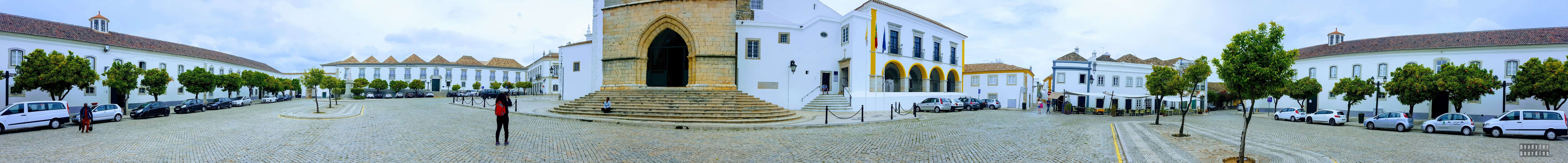 Panorama: Stare miasto z Sé - Faro, Portugalia