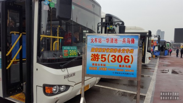 Autobus do Armii Terakotowej, Xi'an, Chiny