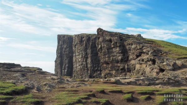 Cliffs on the island of Vágar - Faroe Islands