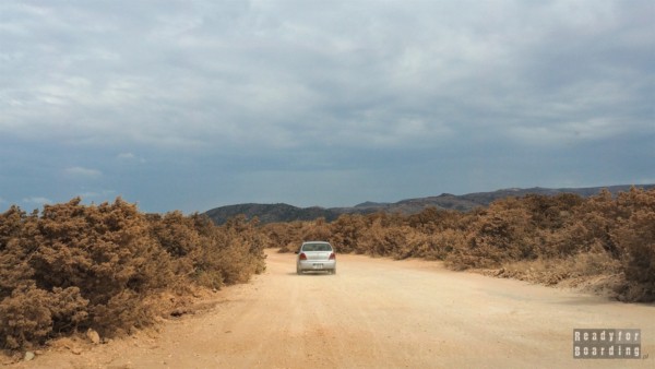 The road to Lara beach - Cyprus