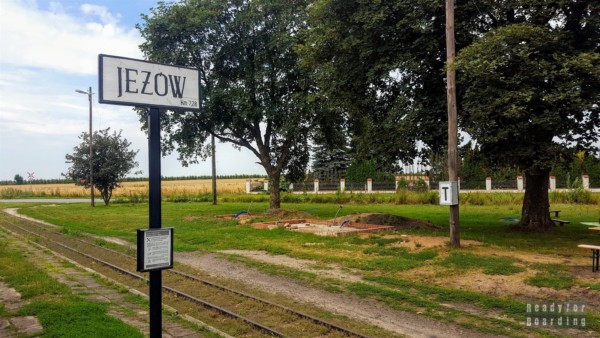 Narrow-gauge railroad ride Rogów - Jeżów, Lodz, Poland