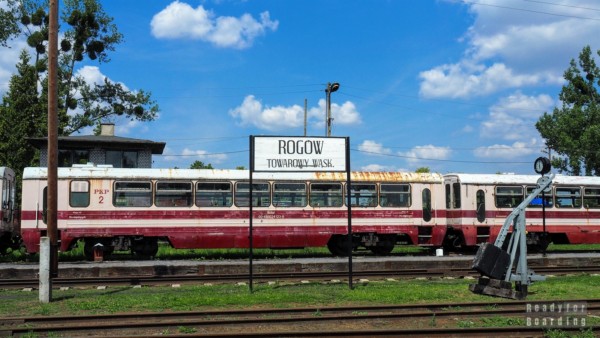 Narrow-gauge railroad in Rogów, Lodz province