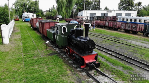 Narrow-gauge railroad in Rogów, Lodz province