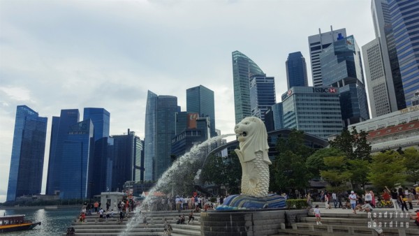 Merlion Park, Marina Bay - Singapur