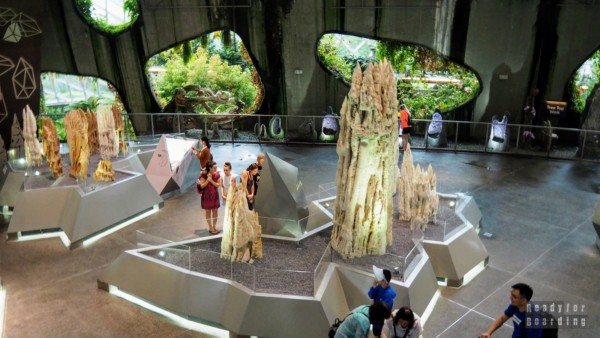 Crystal Mountain in Cloud Forest, Gardens by the Bay - Singapore