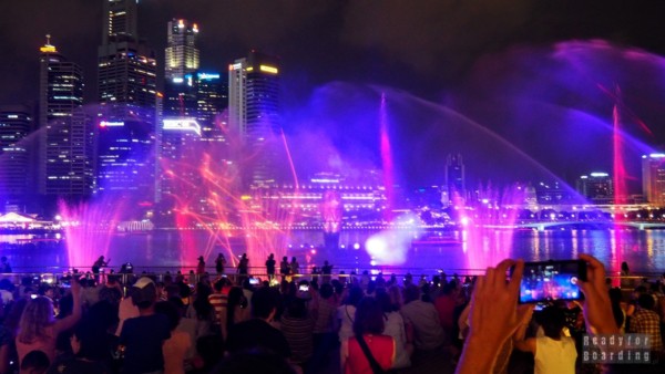 Spectra Water Show, Marina Bay - Singapur