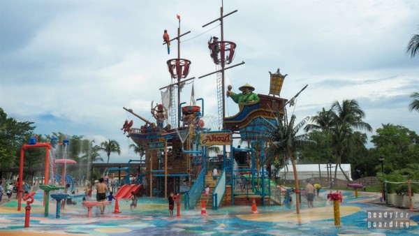 Wodny plac zabaw dla dzieci, Sentosa - Singapur