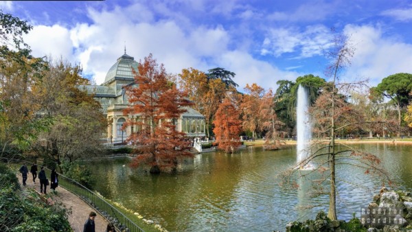 Palacio de Cristal, Park Retiro, Madryt - Hiszpania