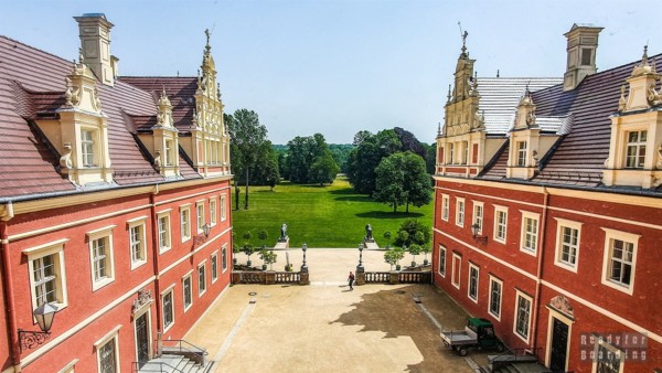 New Castle, Park in Muskau - Saxony, Germany