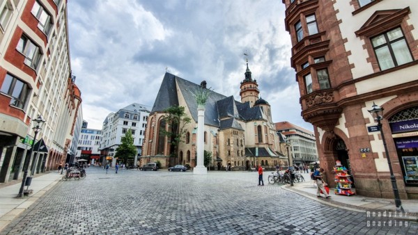 Kościół Św. Mikołaja i Kolumna Pokoju, Lipsk - Niemcy