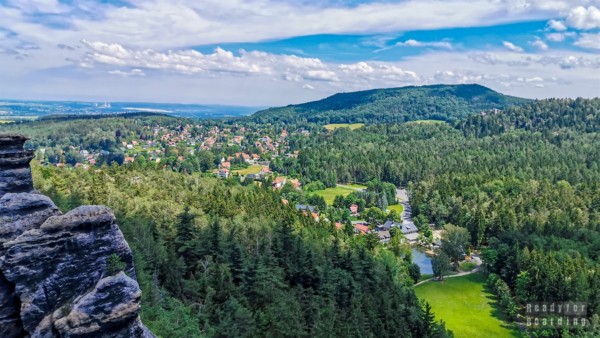 View from the Nuns' Rock - Saxony, Germany