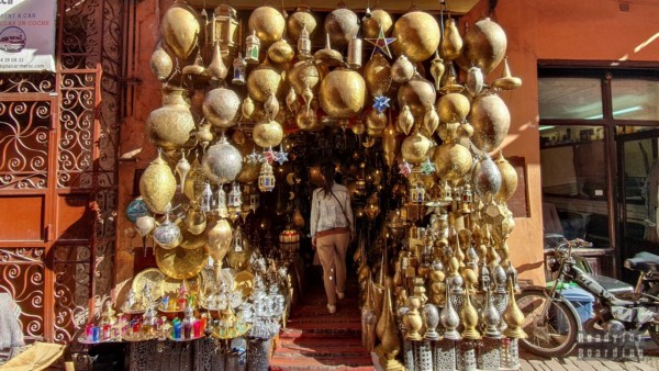Marokańskie lampy - Marrakesz