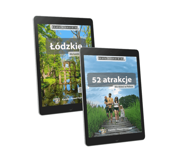 Zestaw eBooków: "Łódzkie dla każdego!" + "52 atrakcje dla dzieci w Polsce"